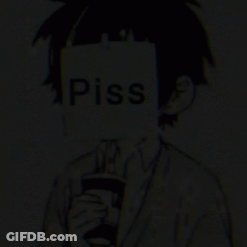Person Holding Sign Saying Piss On It GIF