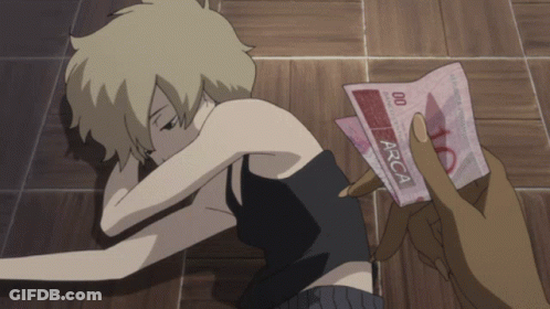 Person Holding Stack Of Arca Currency GIF