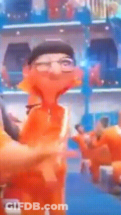 Person Holding Stuffed Animal In Store GIF