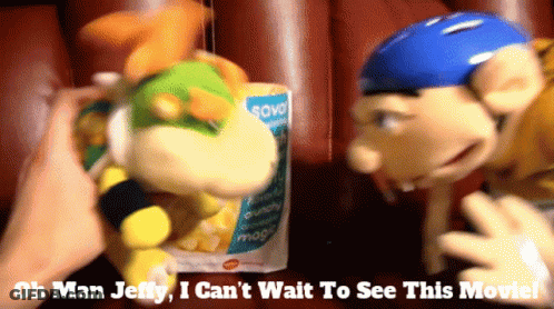 Person Holding Stuffed Animal Next To Ovo Popcorn GIF