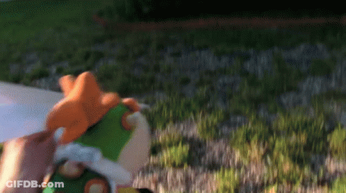Person Holding Stuffed Animal GIF