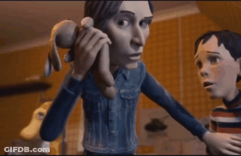 Person Holding Stuffed Animal GIF