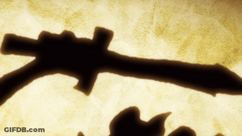 Person Holding Sword Shadow GIF
