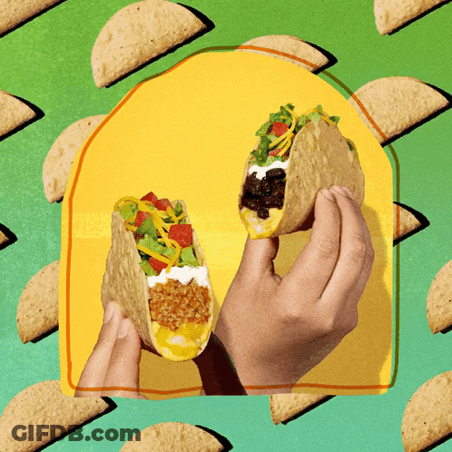 Person Holding Taco GIF