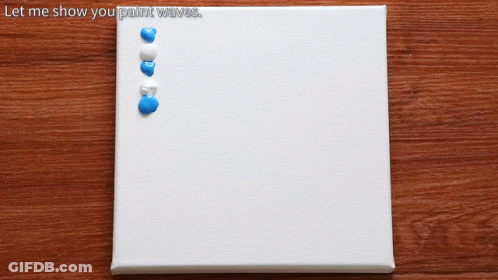 Person Holding Toothbrush Saying Let Me Show You Paint Waves GIF