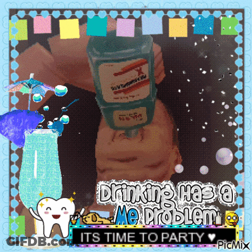 Person Holding Toothpaste Drinking Has A Me Problem GIF
