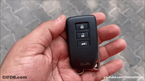 Person Holding Toyota Car Key GIF
