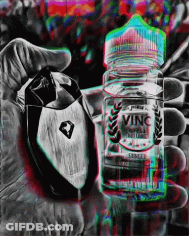 Person Holding Vinci E Liquid GIF