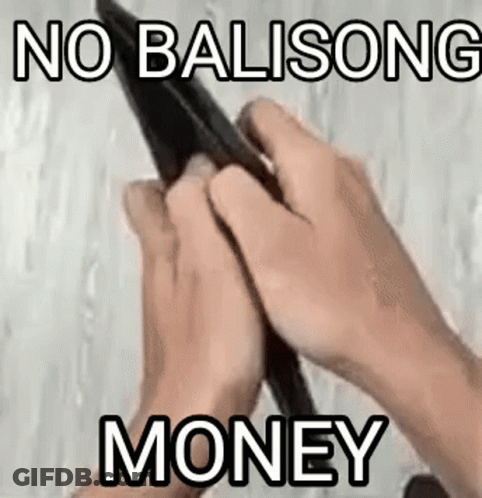 Person Holding Wallet No Balisong Money GIF