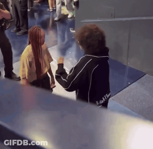 Person In Black Hoodie Saying I Love NY GIF