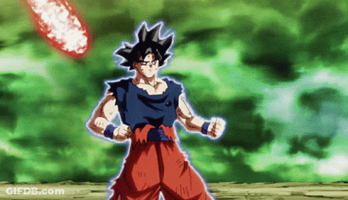 Person In Blue Shirt With Chest Hole GIF