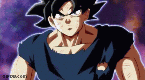 Person In Blue Shirt With Hole In Chest GIF