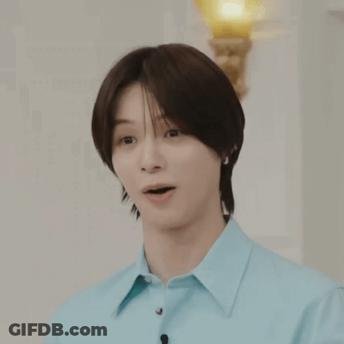 Person In Blue Shirt With Microphone GIF
