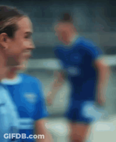 Person In Blue Shirt GIF