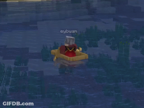 Person In Boat With Name Eybwam GIF