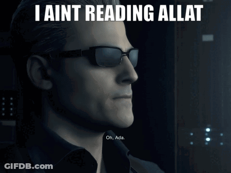 Person In Chair Saying I Aint Reading Allat GIF