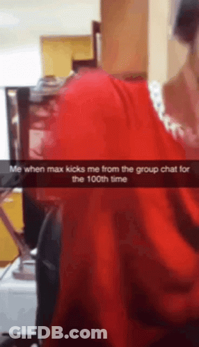 Person In Chair With Red Blanket Saying Me When Max Kicks Me From The Group GIF