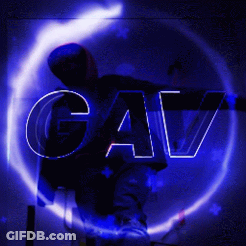 Person In Dark Room With Cav In Background GIF