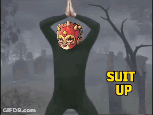 Person In Dinosaur Costume Suit Up GIF