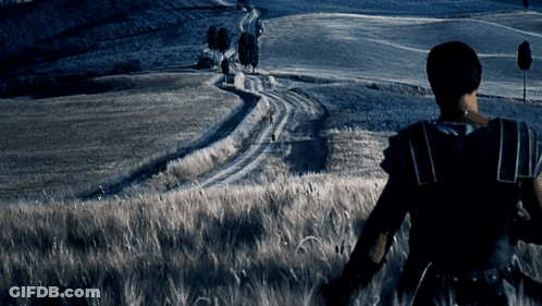 Person In Field With No Parking Sign GIF