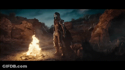 Person In Front Of Fire With Cayde Time Valley GIF