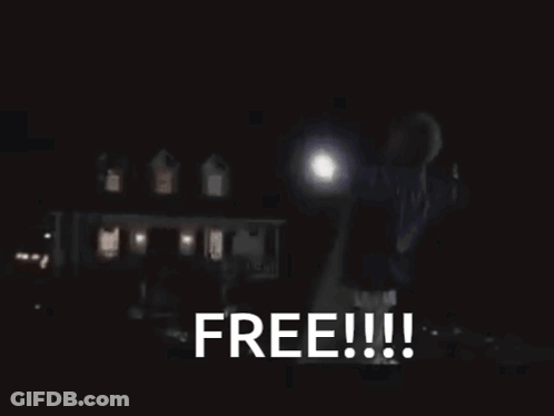 Person In Front Of House Saying Free GIF