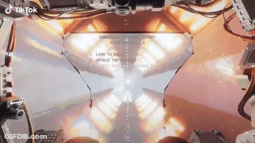 Person In Futuristic Space Suit GIF