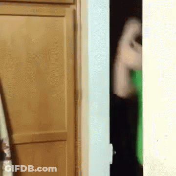 Person In Green Shirt Holding Toilet Paper GIF