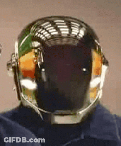 Person In Helmet And Blue Shirt GIF