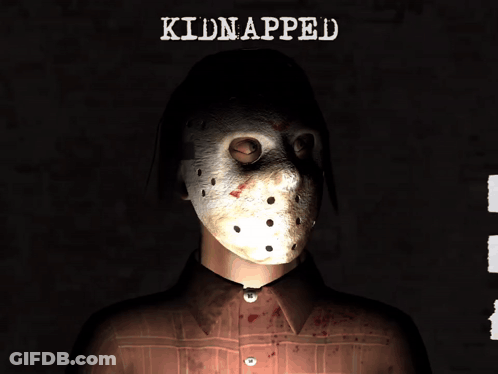 Person In Hockey Mask Kidnapped GIF