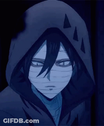 Person In Hooded Jacket With Mask GIF