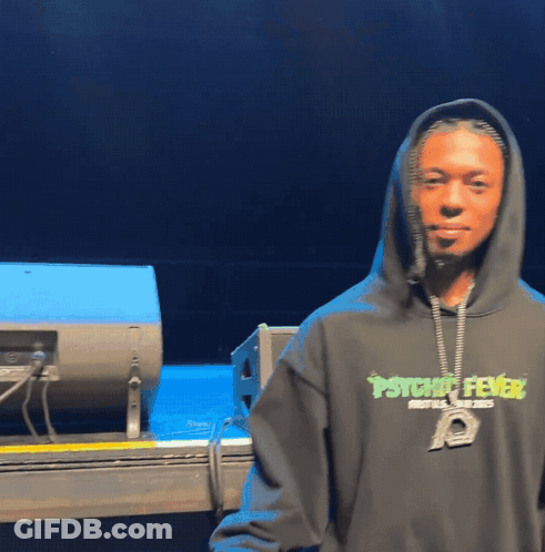Person In Hoodie Saying Psychic Fever GIF