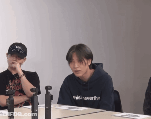 Person In Hoodie Saying This Is Never GIF