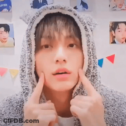 Person In Hoodie With Ears GIF