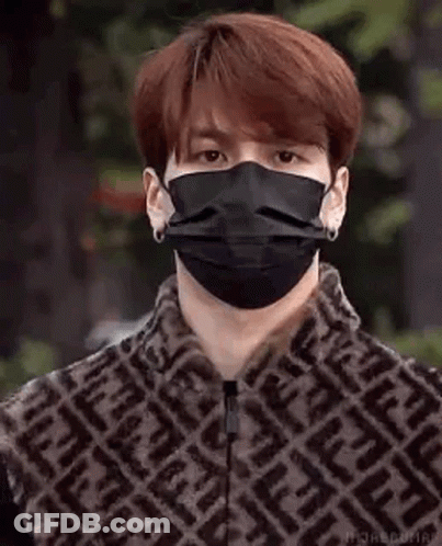 Person In Mask And Fur Jacket GIF