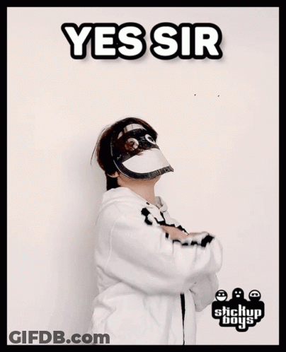 Person In Mask Giving Thumbs Up Saying Yes Sir GIF