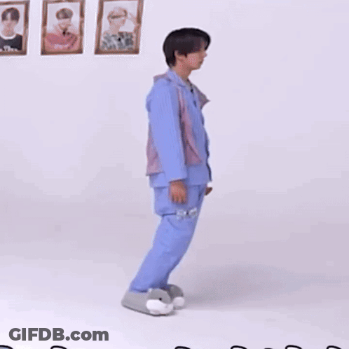 Person In Pajamas Laying On Floor With Zzz GIF
