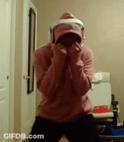Person In Pink Hoodie And White Hat GIF