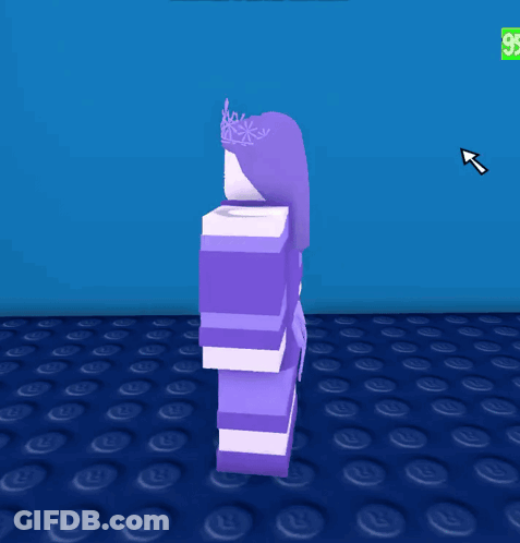 Person In Purple Shirt With T On Back GIF