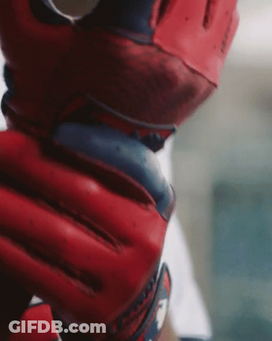 Person In Red Gloves GIF