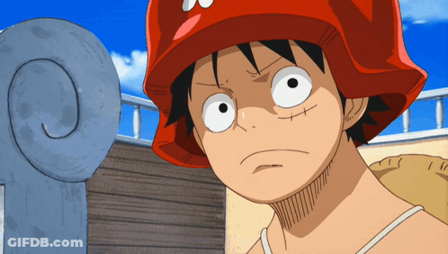 Person In Red Hat With Smiley Face GIF