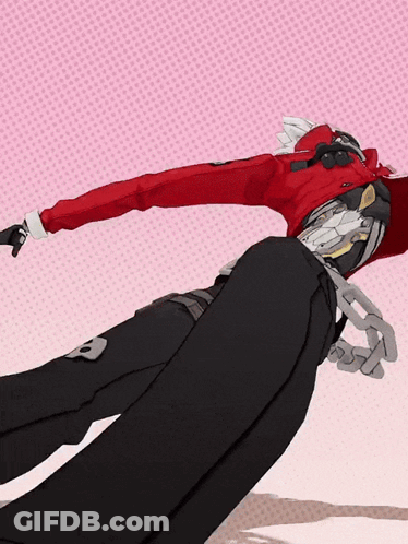 Person In Red Shirt And Black Pants Laying On Ground GIF