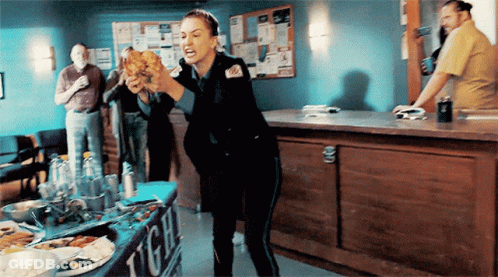 Person In Shark Costume Laying On Floor GIF