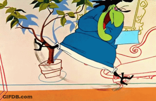 Person In Spongebob Costume Walking Down Path GIF