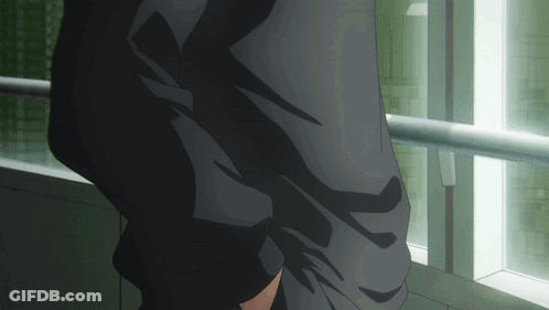 Person In Suit Standing In Front Of Window GIF