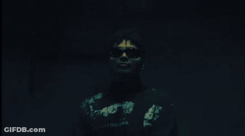 Person In Sunglasses Wearing I Love You Shirt GIF