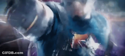 Person In Superhero Costume With Star GIF