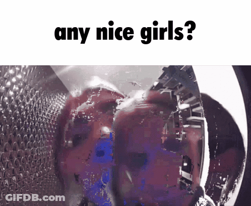 Person In Washing Machine With Nice Girls GIF