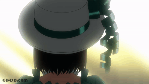 Person In White Hat With Green Band GIF