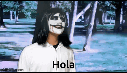 Person In White Hoodie Saying Hola GIF